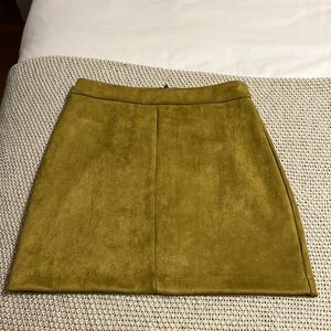 Lily Rain Suede Skirt